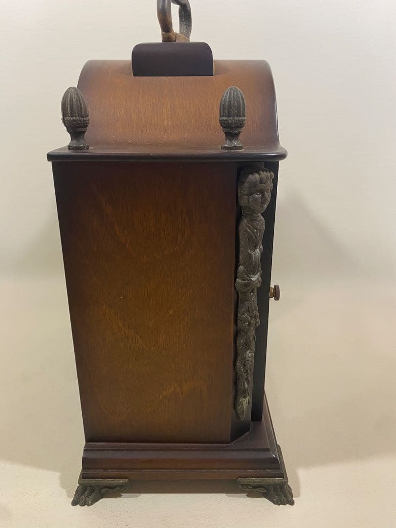 希少品　Hermle ゼンマイ式置き時計　ムーンフェイズ　ドイツ製