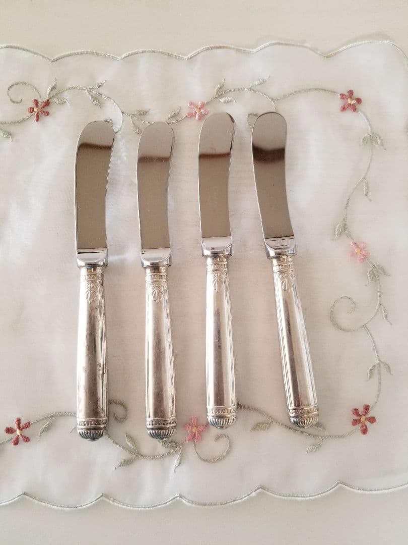 クリストフルマルメゾン バターナイフ4点 クリストフルシルバー