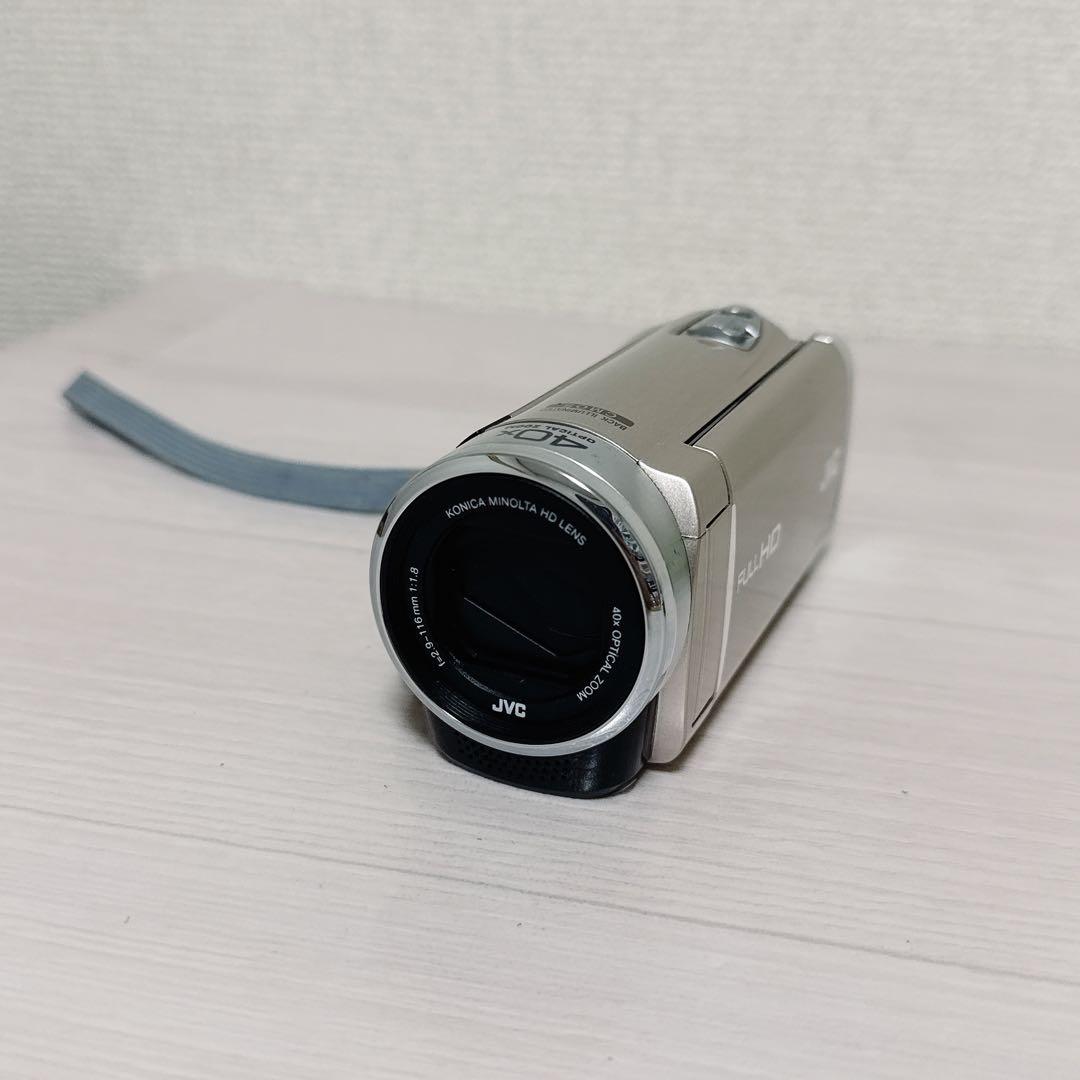 2222【極美品】JVC Everio フルHDビデオカメラGZ-E117