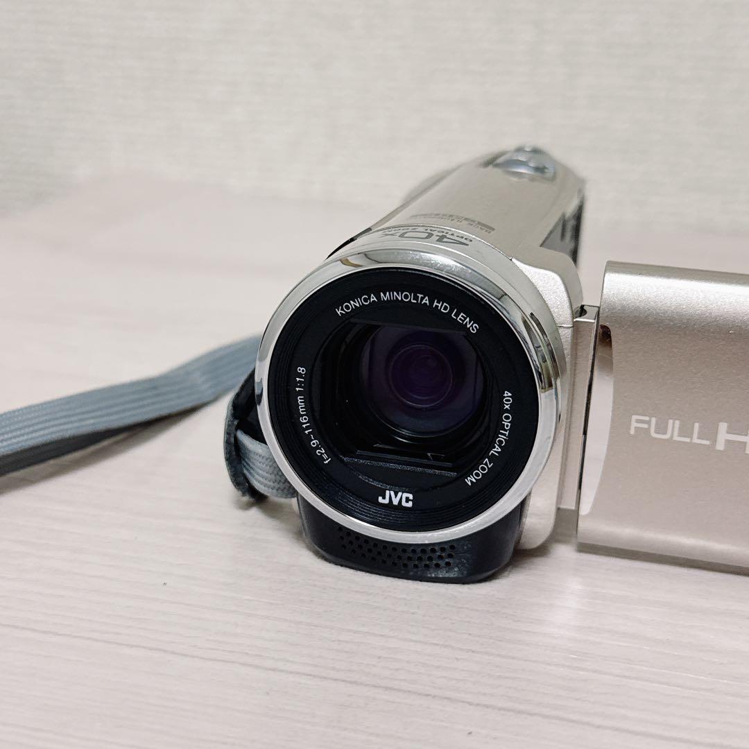 2222【極美品】JVC Everio フルHDビデオカメラGZ-E117
