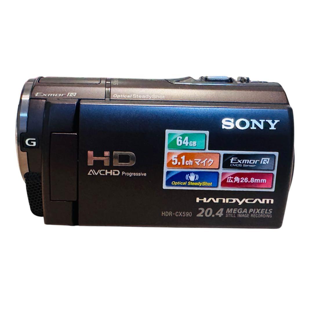 スピード配送　SONY HDR-CX590V バッテリー２個付