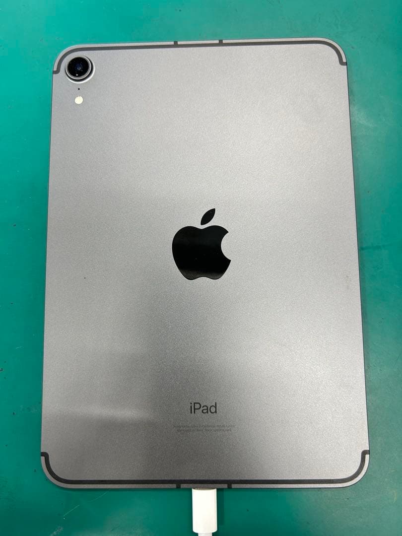 iPad スペースグレー 画面に縦線あり