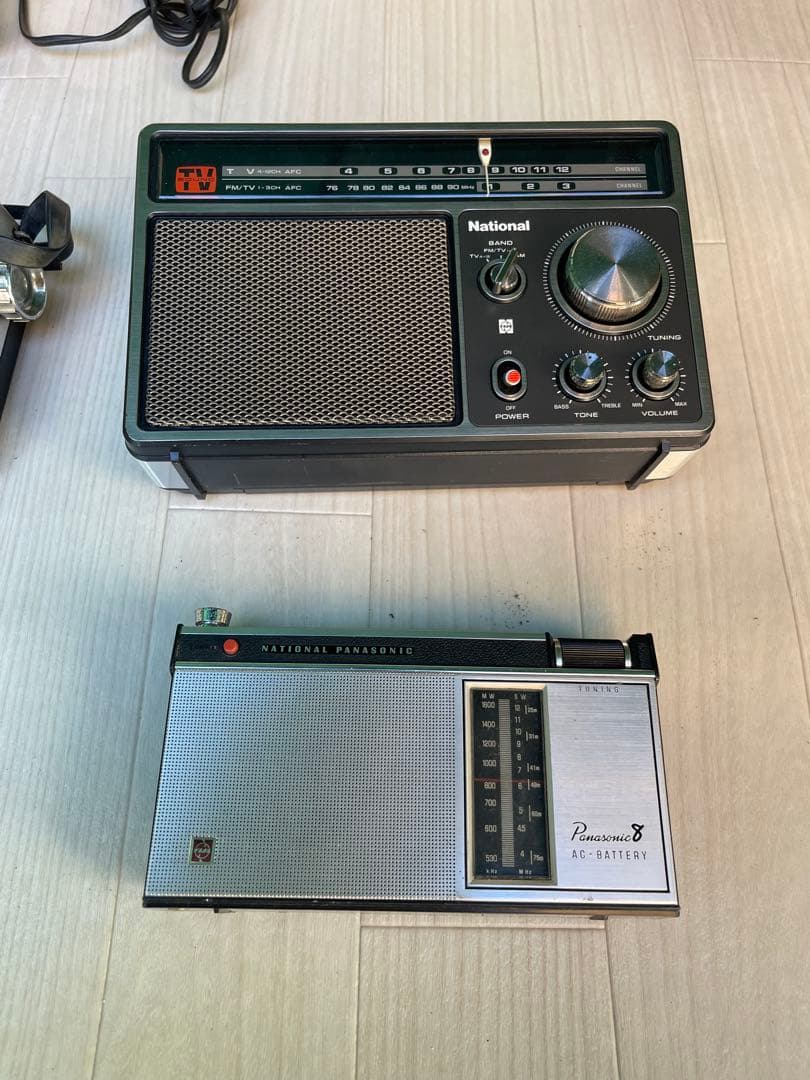 は*ん様 Nationalビンテージラジオ4台(ジャンク品)