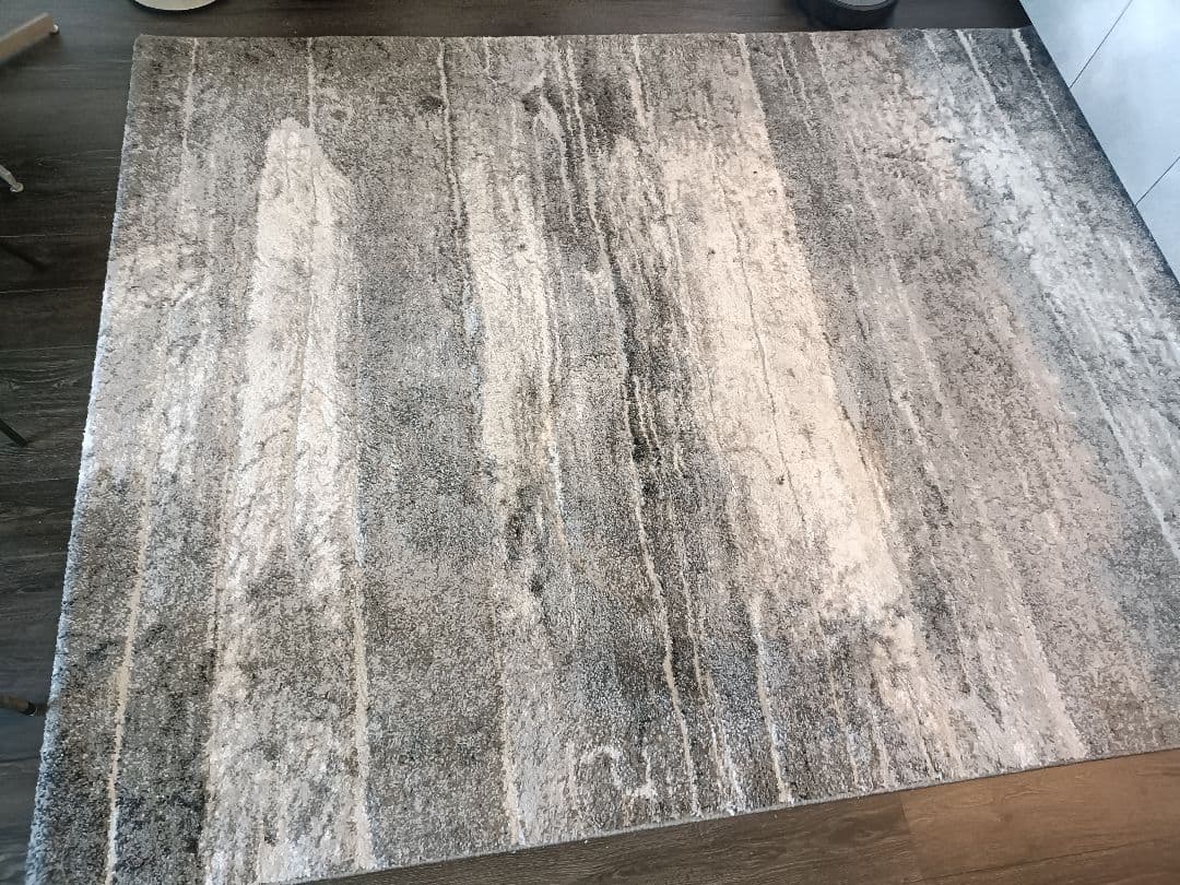 プレーベル　ラグ　アストラ　グレー　約250cm x 200cm