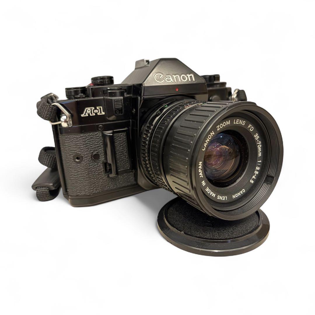 【極美品】希少品Canon A-1 FD 35-70mm一眼レフフィルムカメラ