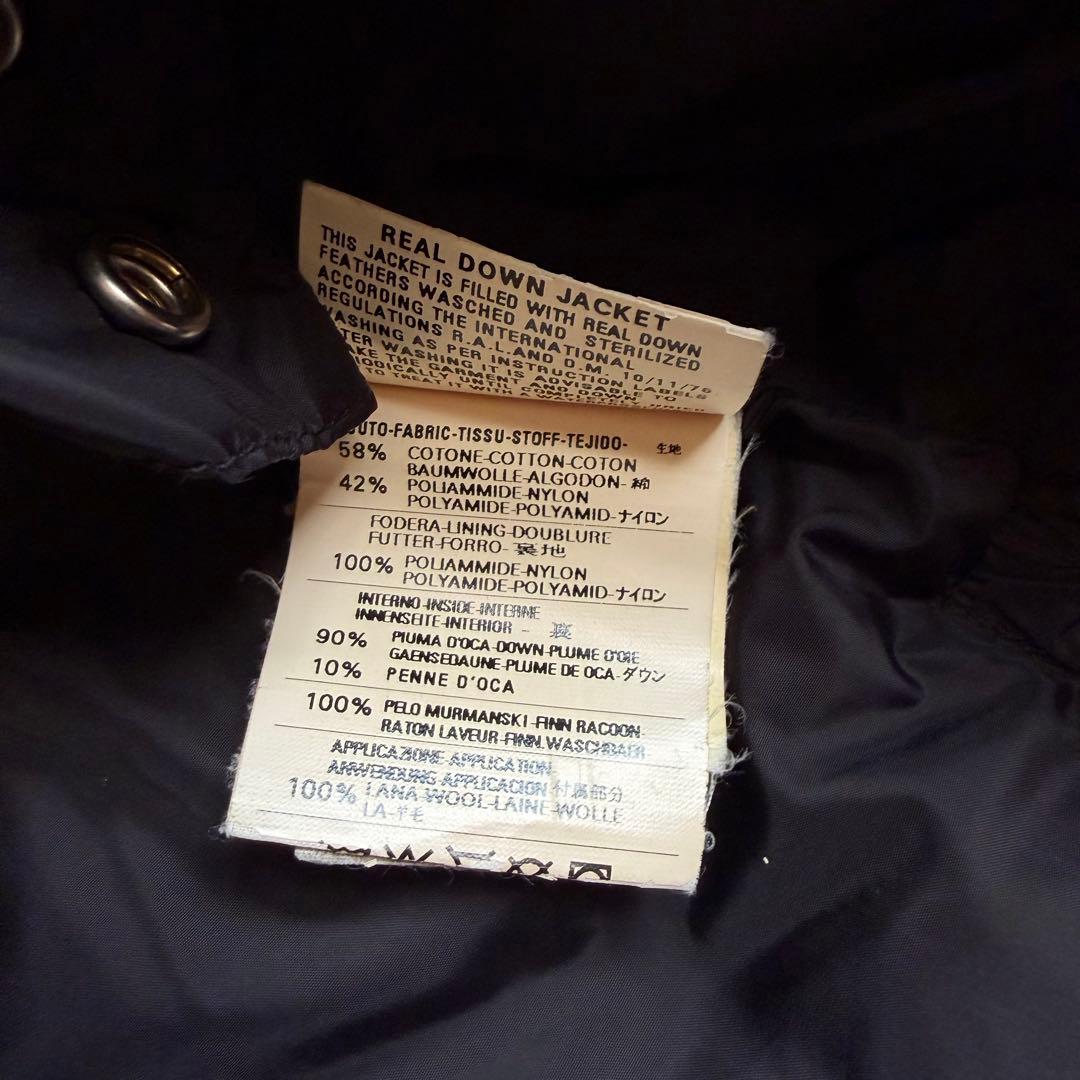 【美品】DSQUARED2 ダウンコート リアルファー メンズ 38 女性も