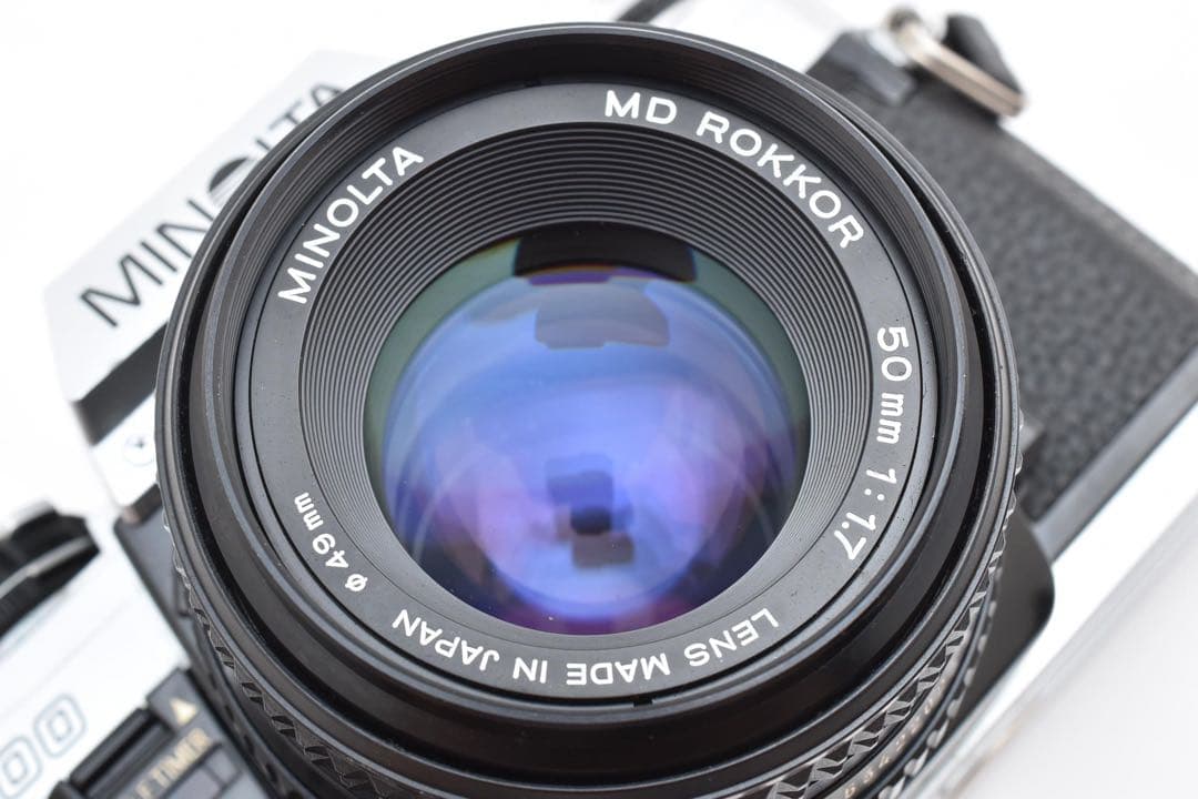 【希少】MINOLTA X-700 MD 50mm f1.7 シルバー
