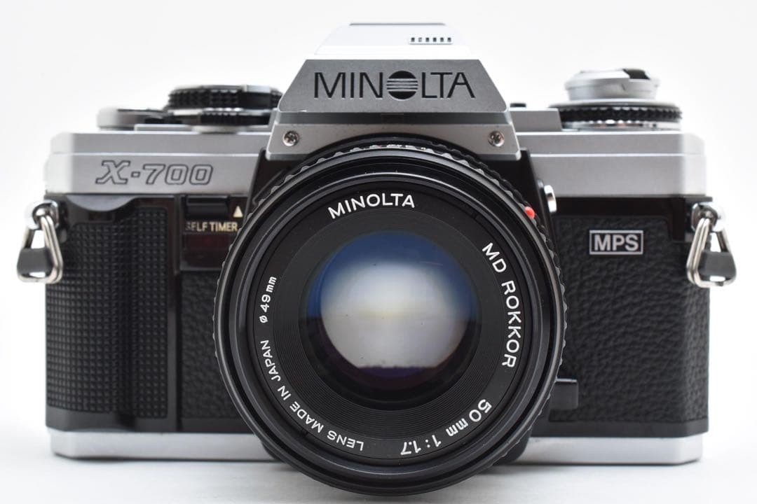 【希少】MINOLTA X-700 MD 50mm f1.7 シルバー