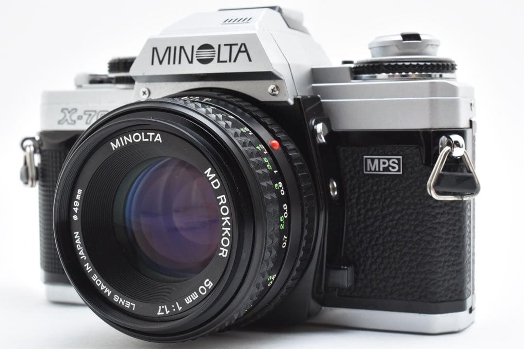 【希少】MINOLTA X-700 MD 50mm f1.7 シルバー
