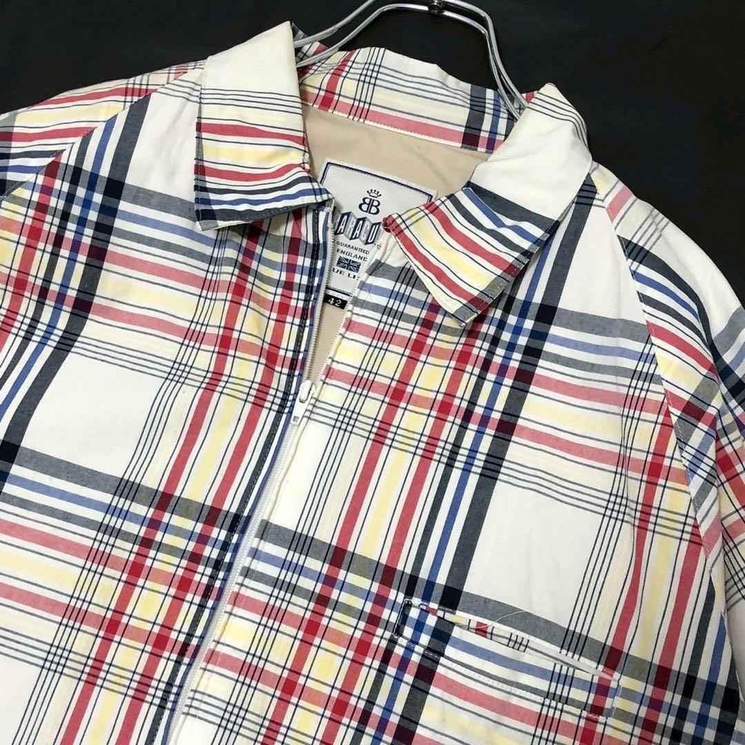 美品◎XL/42サイズ◎BARACUTA G9 スイングトップ チェック柄