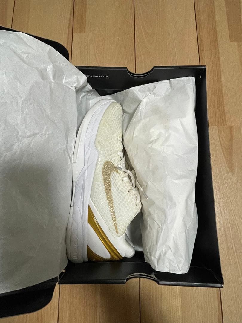 い*こ様 Kobe 6 PROTRO BHM white/gold
