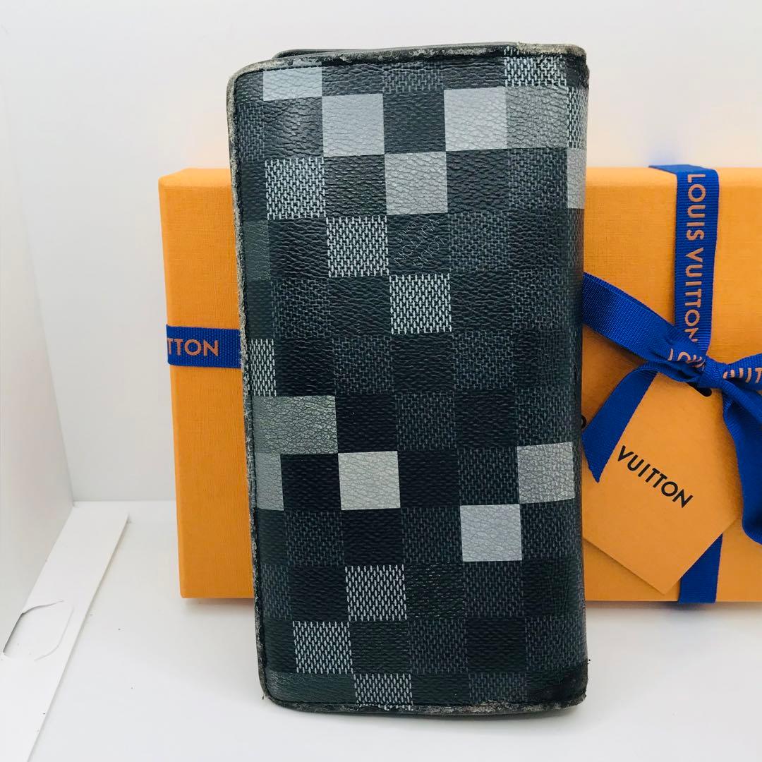超希少✨ルイヴィトン ダミエ グラフィット ピクセル ポルトフォイユ プラザ 黒