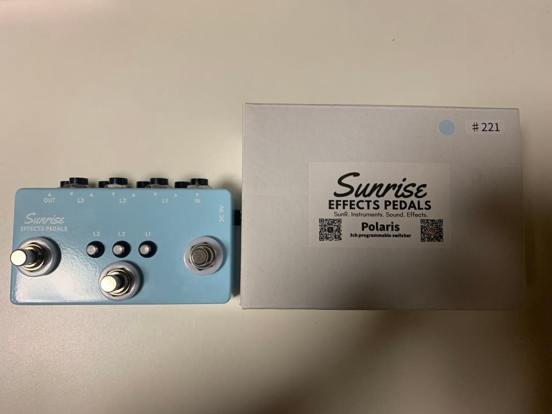 Sunrise Effects Pedals Polaris 3chスイッチャー