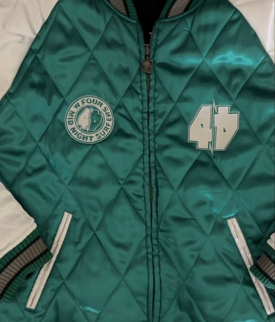 Wfour ベロアリバーシブルスカジャン　Mサイズ