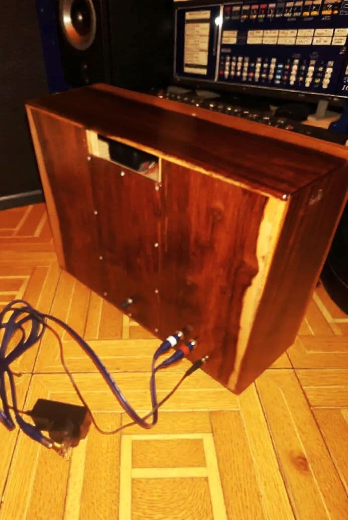 アコギ ギター ミニ アンプ　スピーカー シダー ココボロ　ハカランダ