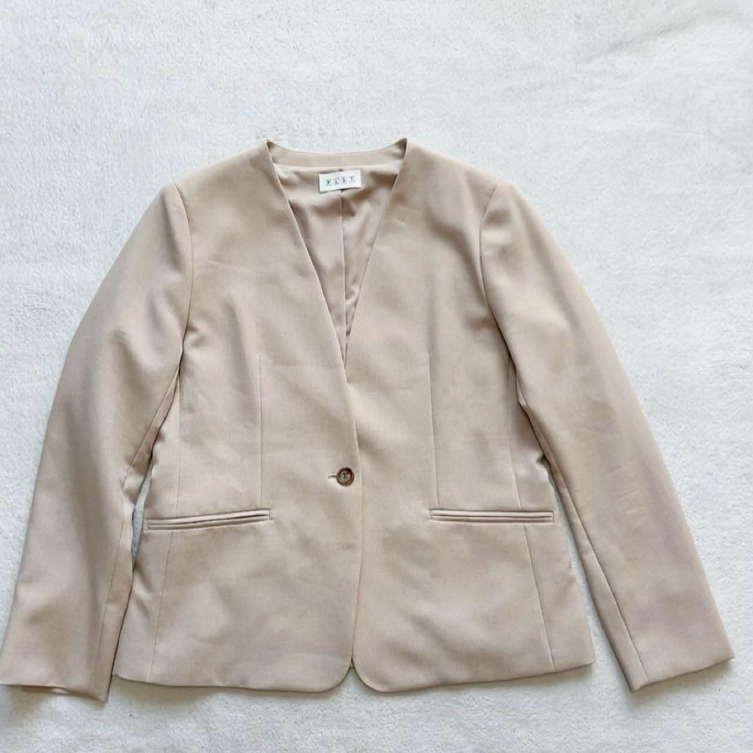 極美品　プラステ　セットアップ　プレミアムオックス　カラーレスジャケット　パンツ