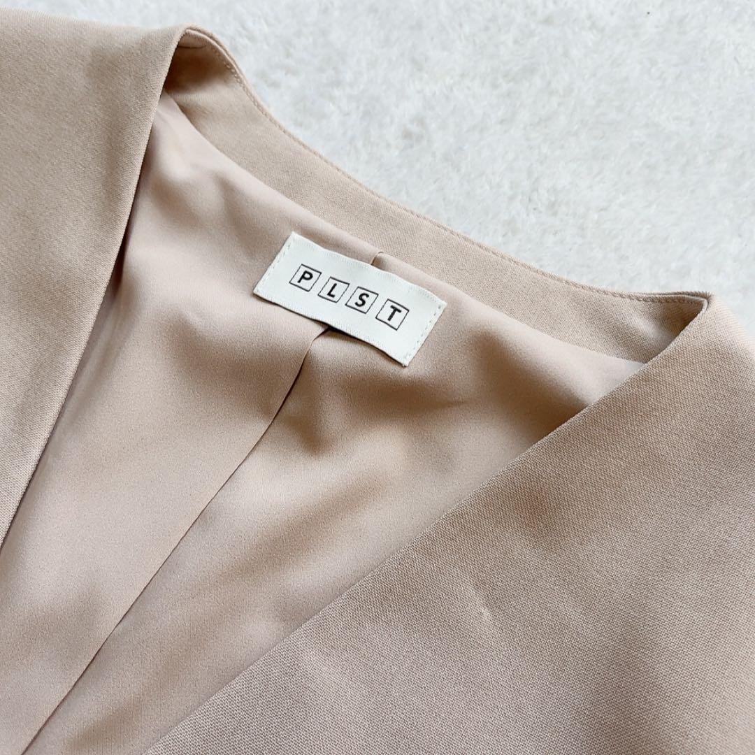 極美品　プラステ　セットアップ　プレミアムオックス　カラーレスジャケット　パンツ