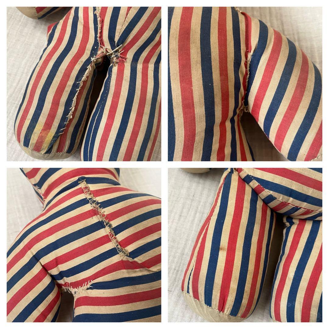 アンティークヴィンテージUSAテディベア うさぎドール古びたぬいぐるみ