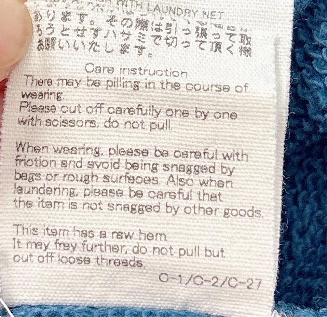 mina ミナペルホネン　choucho刺繍 start スウェット メンズS