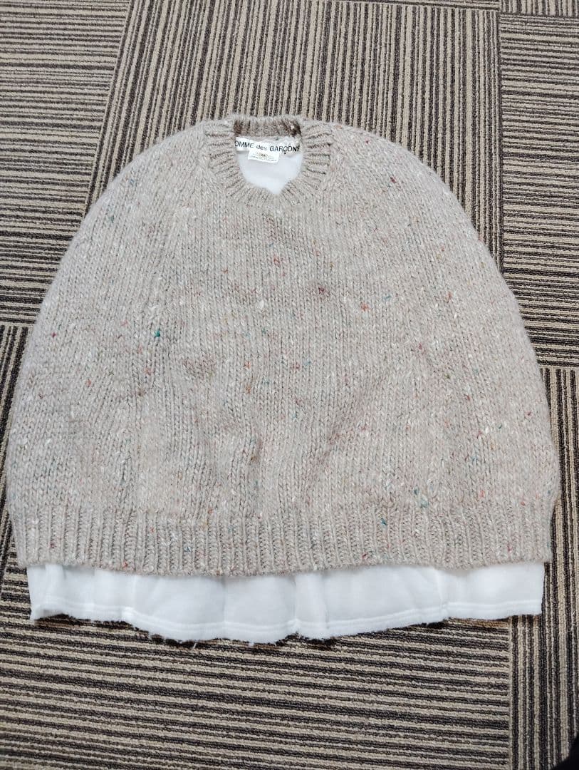 コムデギャルソン　ニットポンチョ