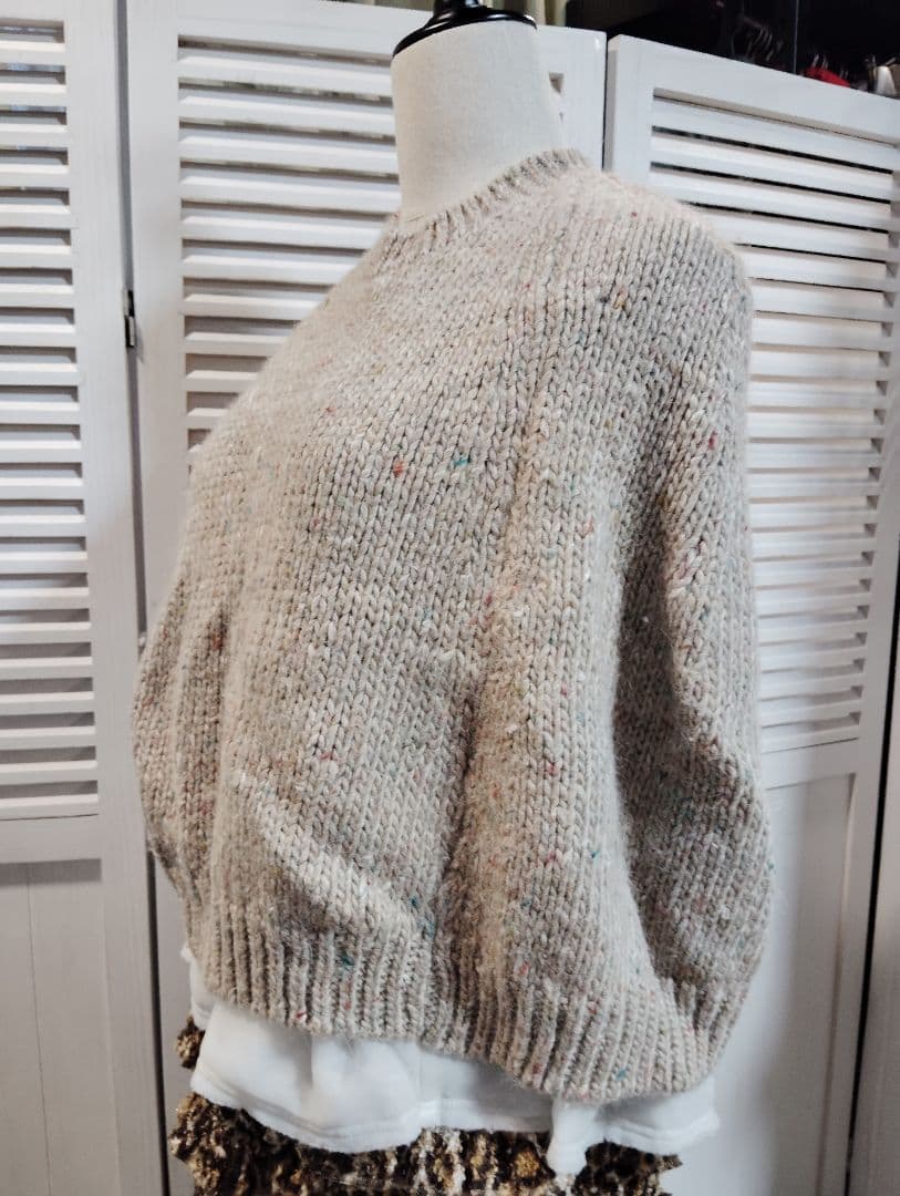 コムデギャルソン　ニットポンチョ