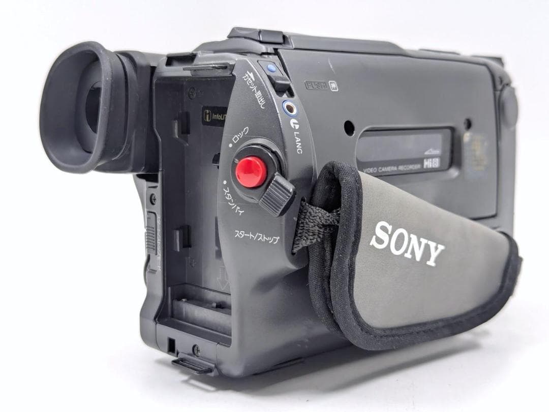 8mmテープのダビングに！ SONY ビデオカメラ CCD-TR12