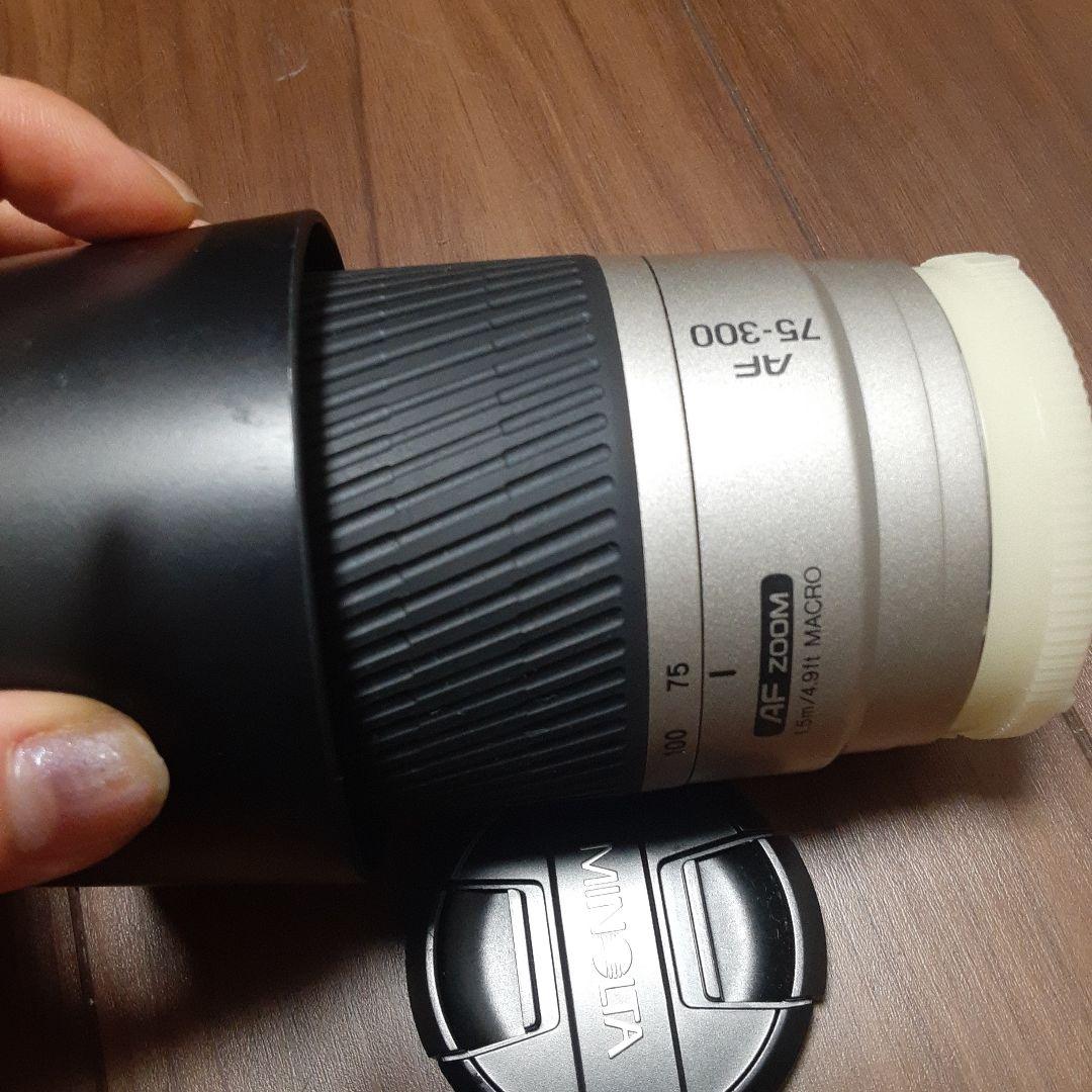 MINOLTA レンズAF zoom 75-300mm 1.5m/4.9ft