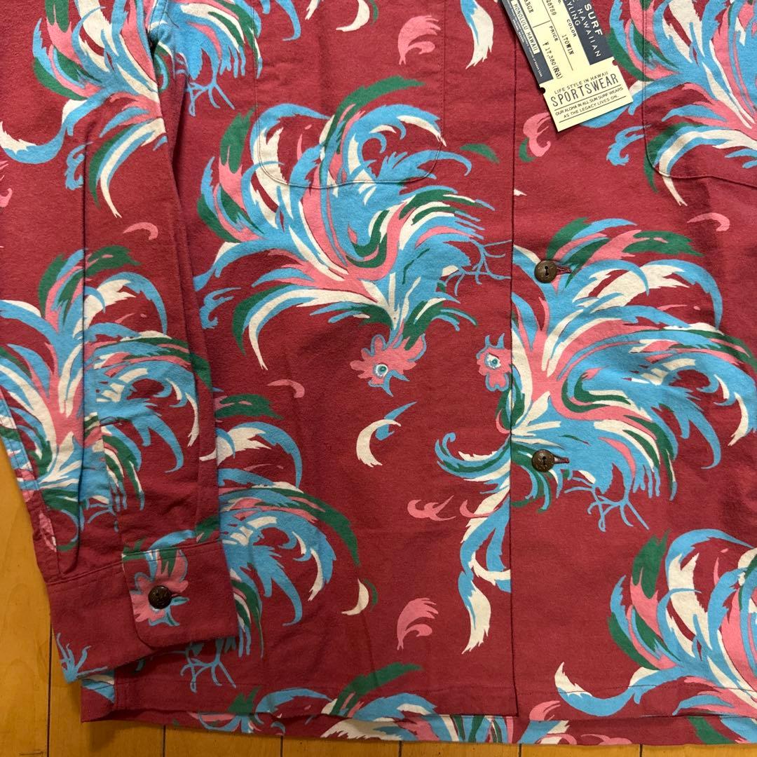 SUNSURF ネルシャツ \"COOK FIGHTING\" SS28759 L