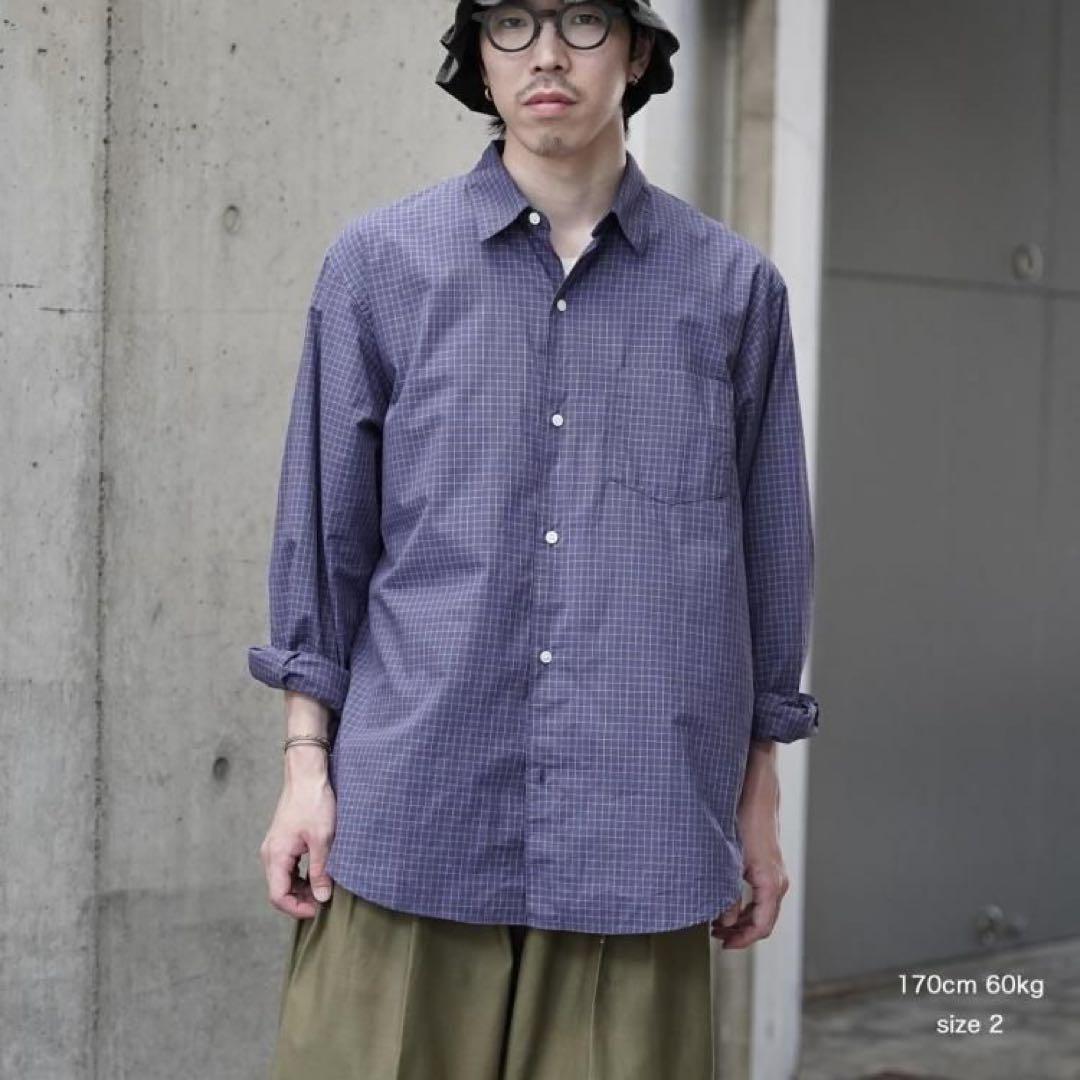 トップス awasa regular collar shirt (check) 3