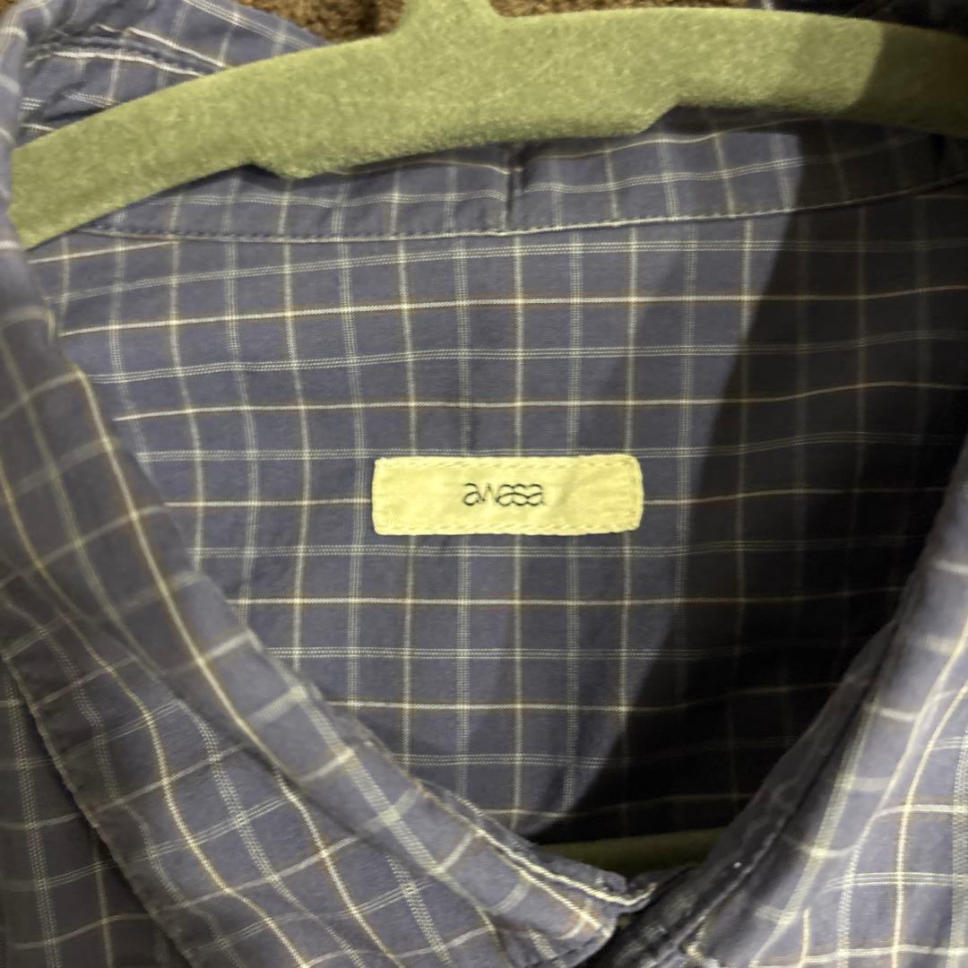 トップス awasa regular collar shirt (check) 3