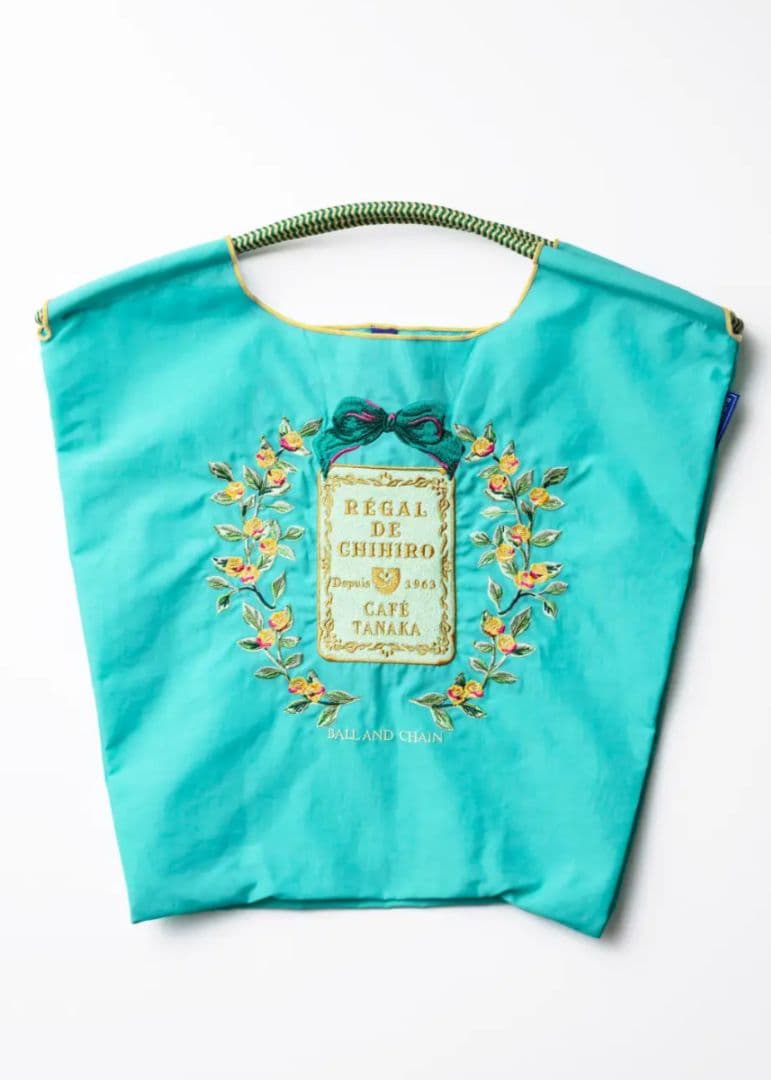 【新品未使用】ボールアンドチェーン カフェタナカコラボ エコバッグ グリーン М