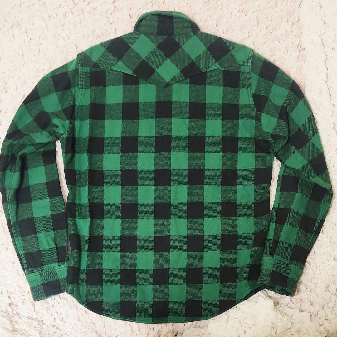 アイアンハート バッファローチェックウエスタンシャツ M IRON HEART