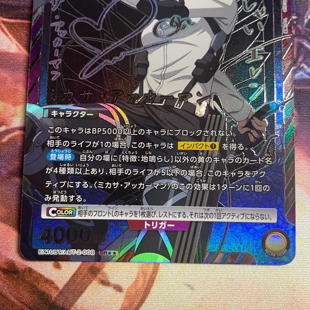 y*i様 ユニオンアリーナ ミカサ・アッカーマン sr 星2