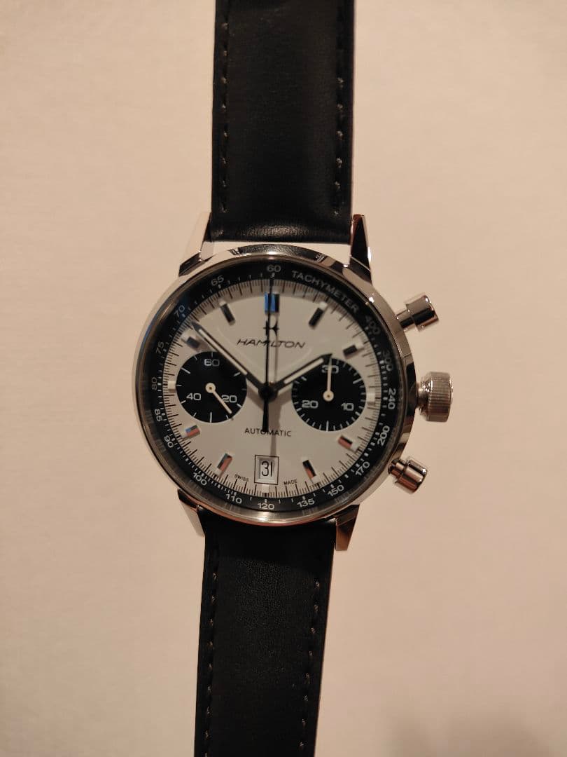 m*o様 HAMILTON パンダ未使用自動巻時計★★定価35万円