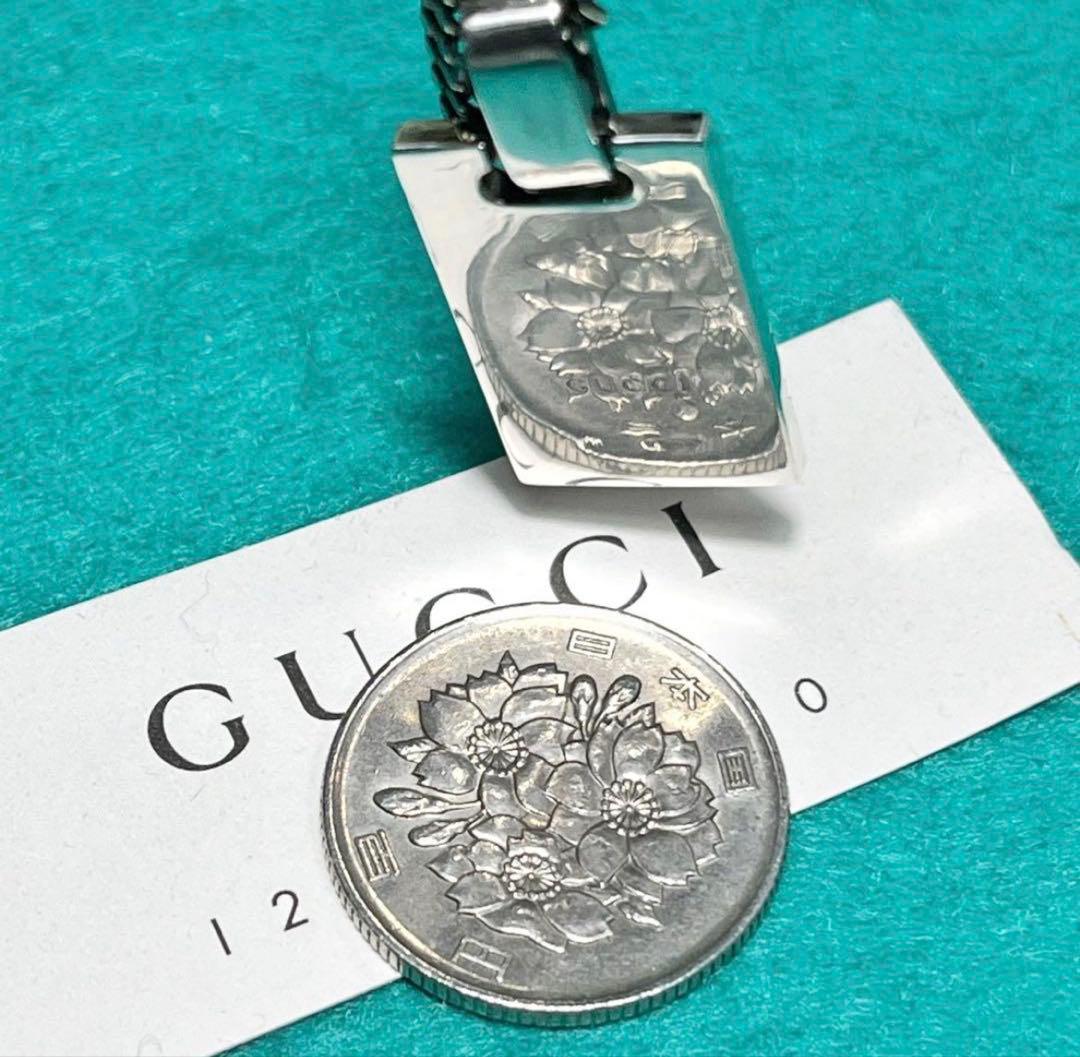 極美品‼️GUCCI ディアマンテプレートネックレス