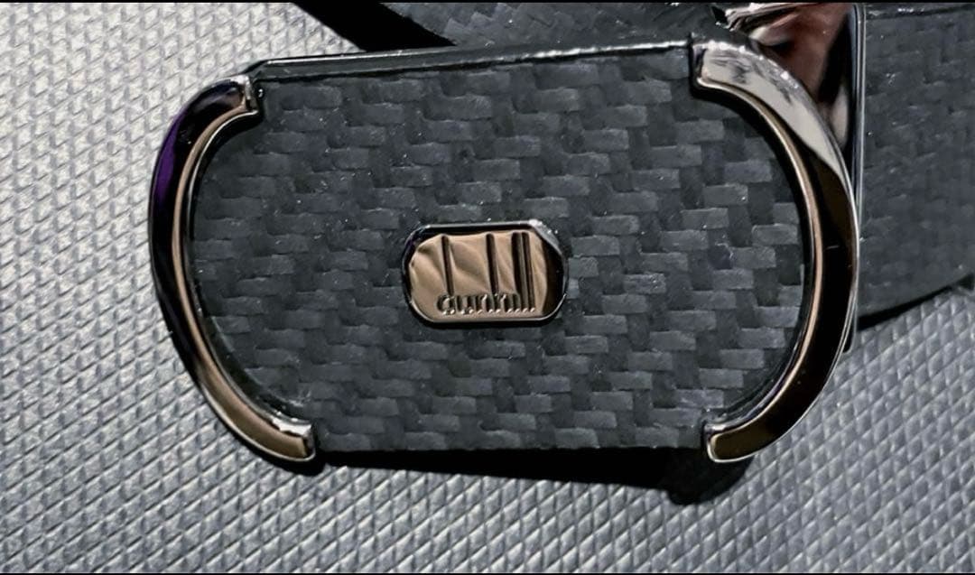 ⭐️ユリッペ⭐️美品⭐️ダンヒル　ベルト 黒　両面 皮革