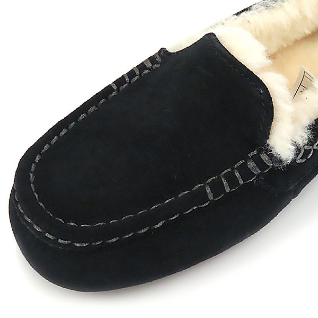 【新品未使用】UGG/モカシン/ブラック/24cm