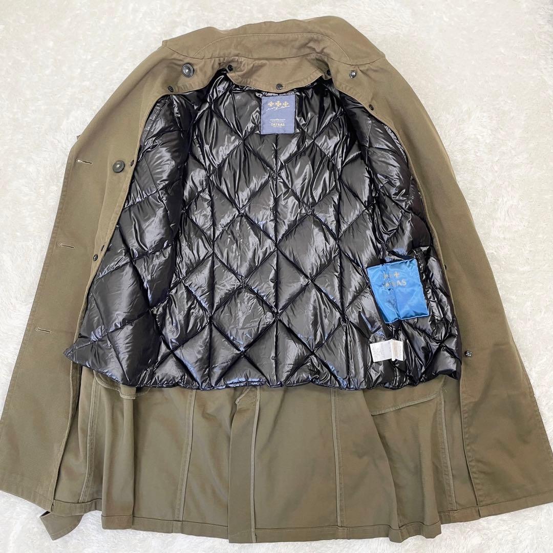 タトラス　ダウンライナー付き　トレンチコートコート　カーキ 02