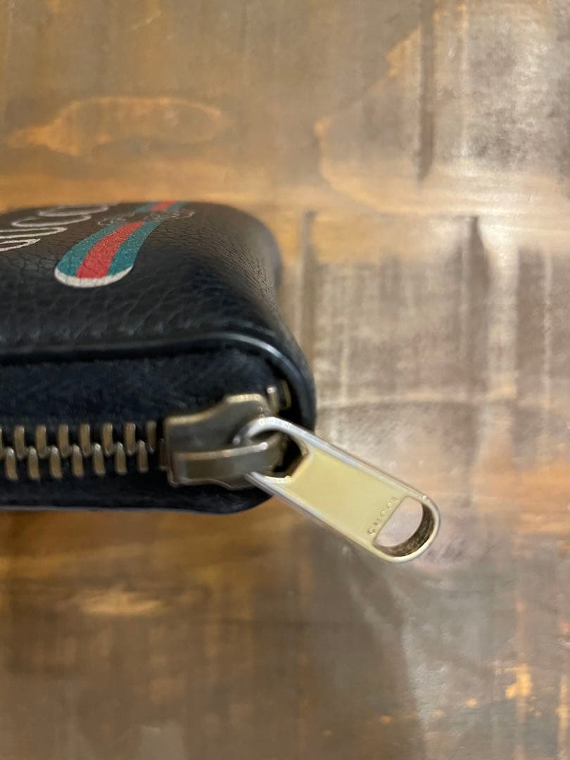 GUCCI 黒 レザー ケース 極美品
