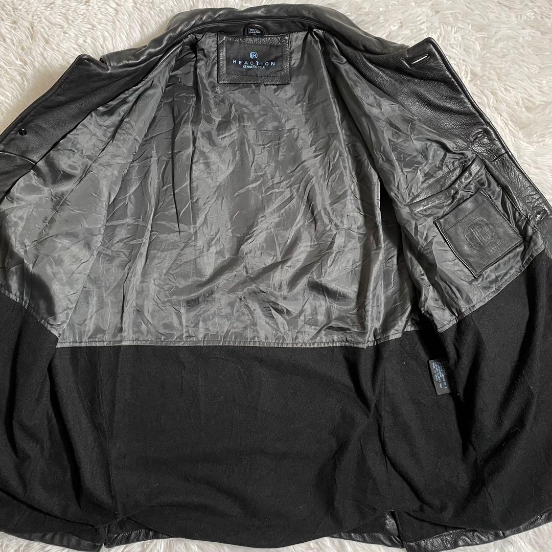 ケネスコール リアクション レザーカーコート レザージャケット