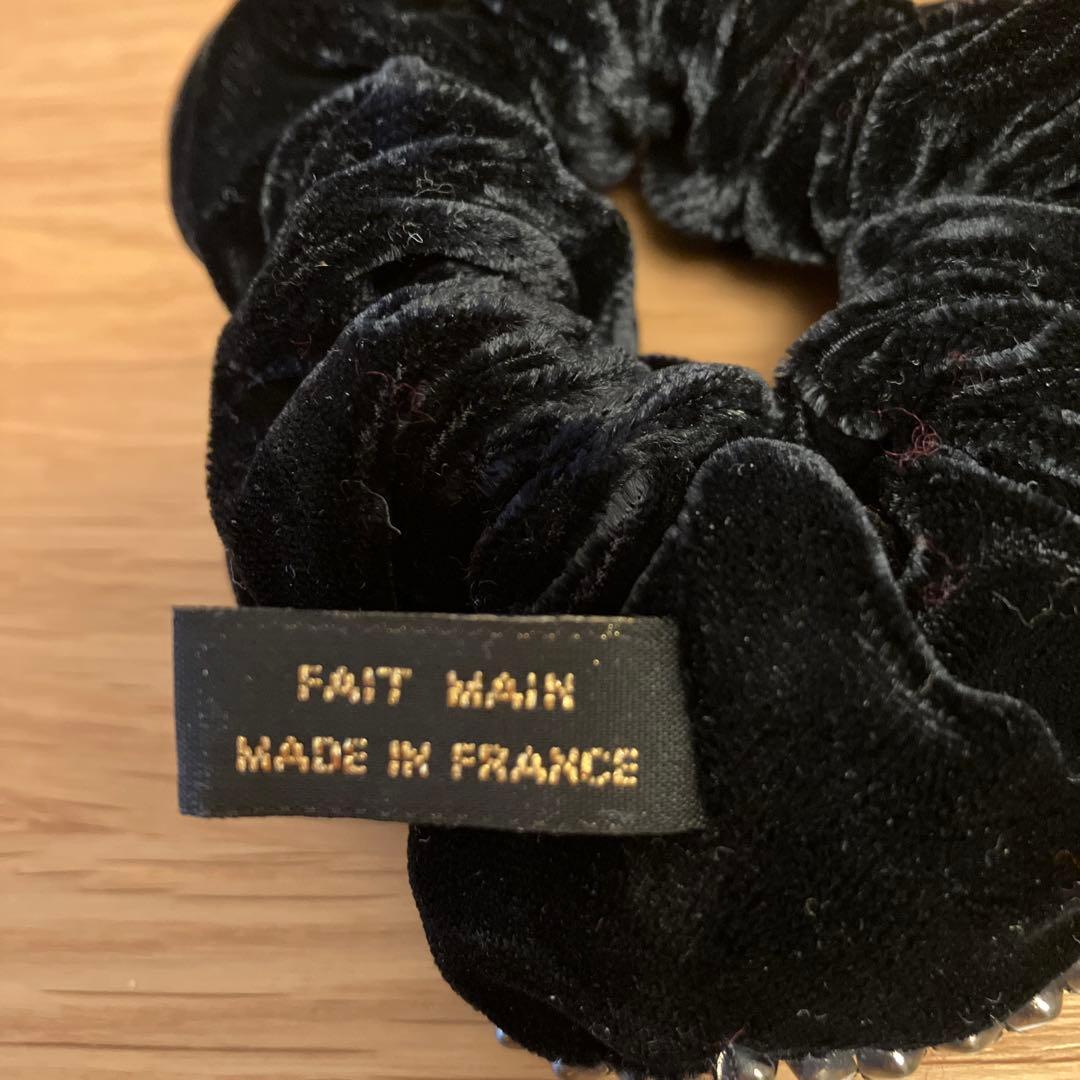 【値下げ】アレクサンドル ドゥ パリ シュシュ　 スワロフスキー