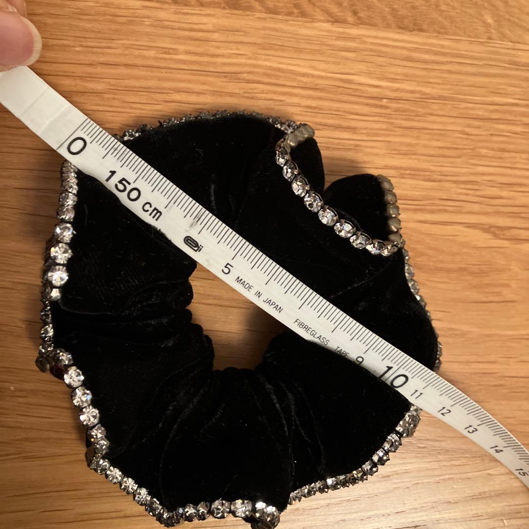 【値下げ】アレクサンドル ドゥ パリ シュシュ　 スワロフスキー