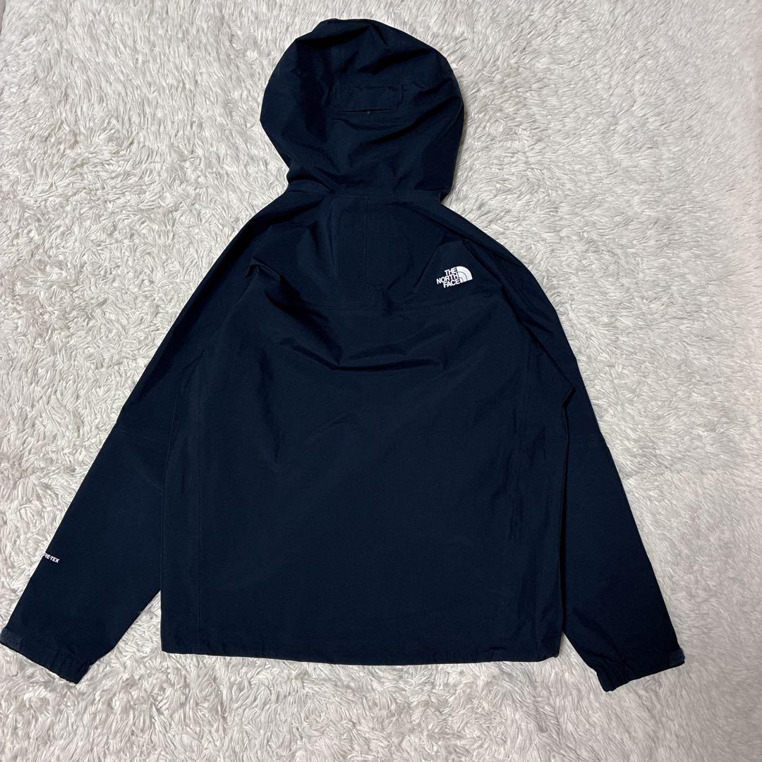未使用タグ付/L⭐️ノースフェイス マウンテンパーカー　ゴアテックス　ネイビー