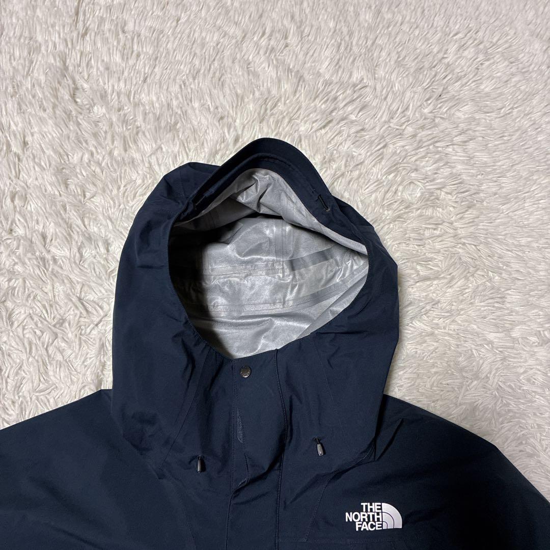 未使用タグ付/L⭐️ノースフェイス マウンテンパーカー　ゴアテックス　ネイビー