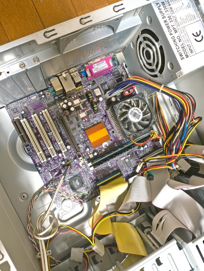 希少 自作 PC ケース フルタワー レトロ 90s 00s win2000期