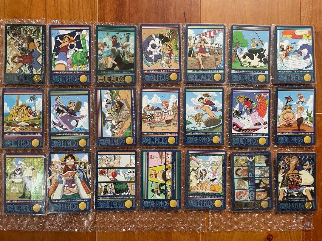 ワンピースビジュアルアドベンチャー　第一弾フルコンプ42枚＋38枚　80枚セット