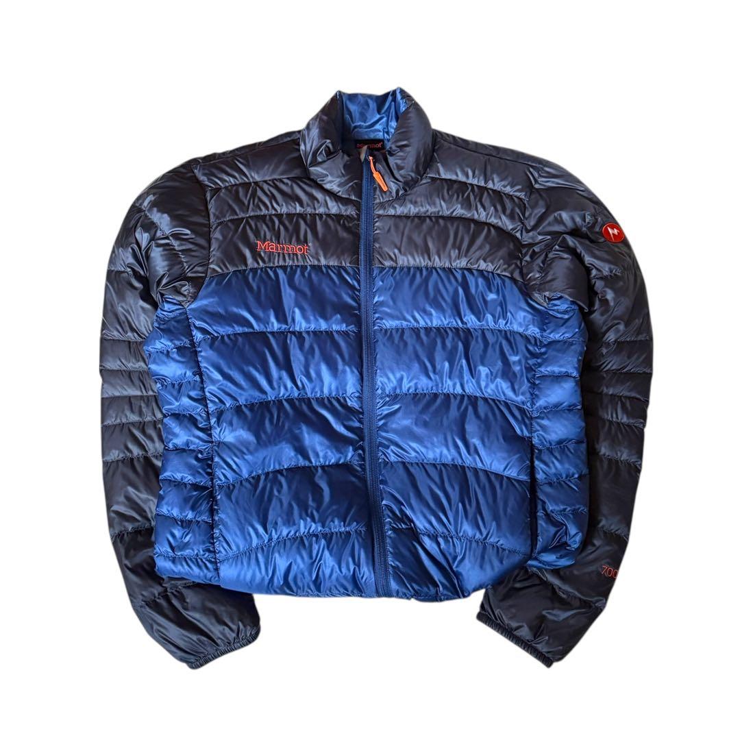 g*4様 ✨美品✨Marmot ダウンジャケット700fill ブルー　XL