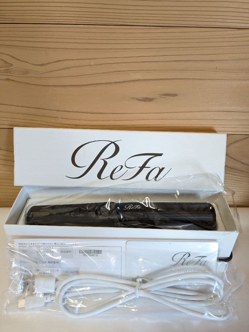 【未使用】リファ　ReFa フィンガーアイロン RE-AI03A ブラック