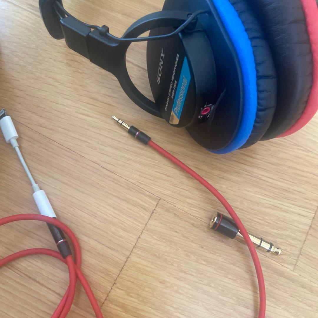 SONY MDR-7506スタジオヘッドフォン改造済み