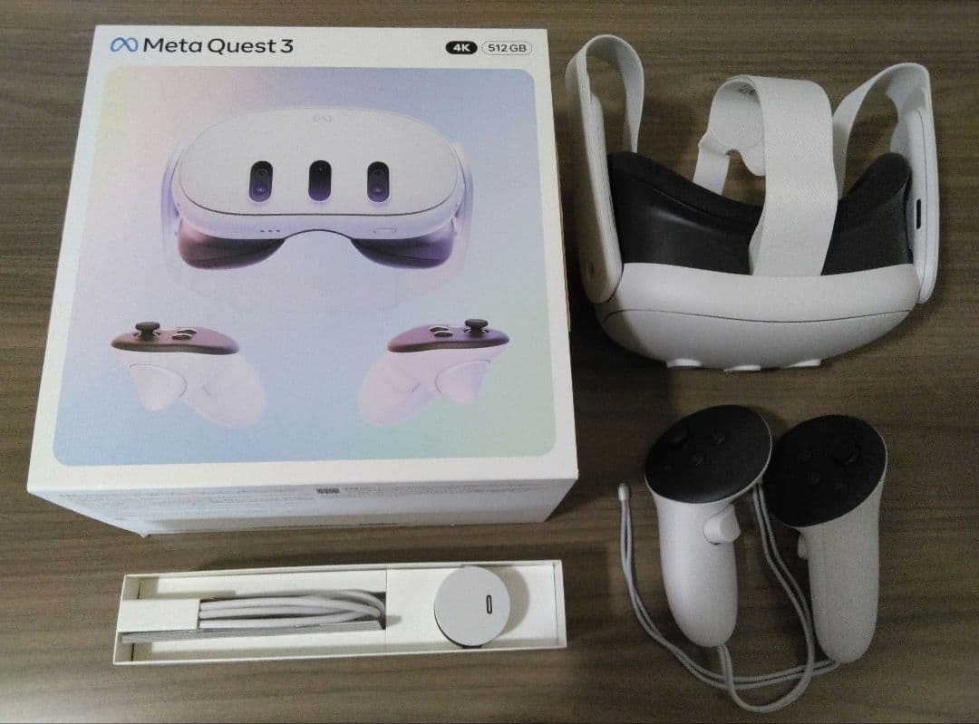  Quest 3（メタ クエスト 3)512GB ヘッドストラップ付